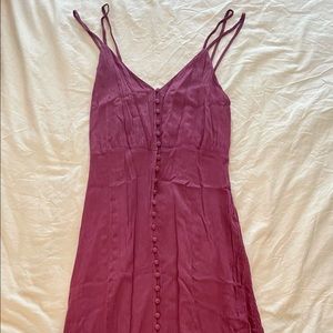 Button down midi dress